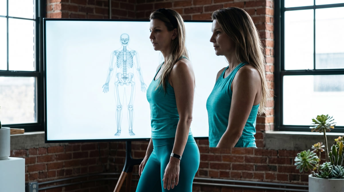 Illustration demonstrating proper resting posture for accurate home blood pressure measurement
